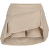 Izod Girls' School Uniform Pull-on Scooter Skirt with Undershorts, Knit Waistband & Functional Pockets, Wrinkle Resistant, Khaki Performance, 4 view 2