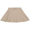 Izod Girls' School Uniform Pull-on Scooter Skirt with Undershorts, Knit Waistband & Functional Pockets, Wrinkle Resistant, Khaki Skater, 6X view 1