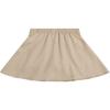 Izod Girls' School Uniform Pull-on Scooter Skirt with Undershorts, Knit Waistband & Functional Pockets, Wrinkle Resistant, Khaki Skater, 6X view 3