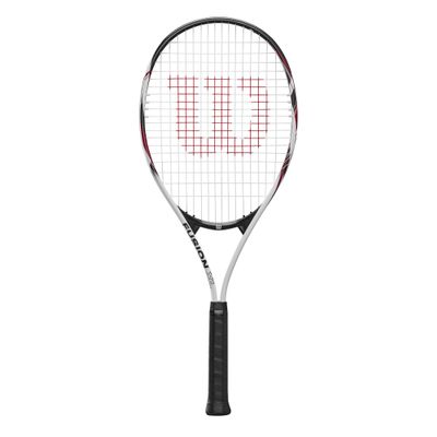 Wilson Fusion XL Tennis Racket, Aluminium, Head-Light (Grip-Heavy) Balance, 291 g, 69.9 cm Length, Red