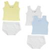 Bambini CS-0528NB Boys Tank Tops & Training Pants White & Blue - Newborn - 5 per Pack view 1
