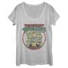 Nickelodeon Teenage Mutant Ninja Turtles Group Shot Women's Short Sleeve Tee Shirt view 1
