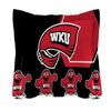 Northwest NCAA Western Kentucky Hilltoppers Unisex-Adult Comforter and Sham Set, Twin, Hexagon view 3