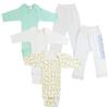 Bambini CS-0438M Infant Boys Long Sleeve One Piece & Track Sweat Pants White & Blue - Medium - 5 per Pack view 1