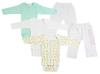 Bambini CS-0450M Infant Girls Long Sleeve Onezies & Track Sweat Pants White & Pink - Medium - 5 per Pack view 1