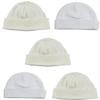 Bambini LS-0309 Beanie Baby Caps Pink & Yellow - One Size - 5 per Pack view 1