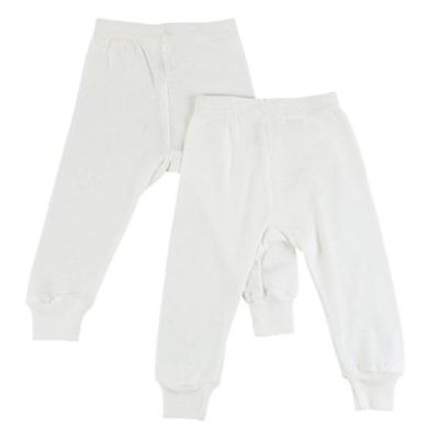 Bambini CS-0535M Long Pant White - Medium - Pack of 2