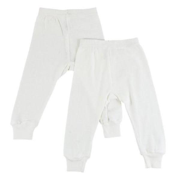 Bambini CS-0535M Long Pant White - Medium - Pack of 2