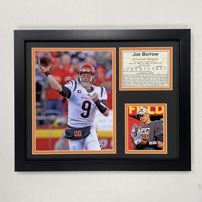 Legends Never Die, Inc. Joe Burrow | Cincinnati Bengals | 12"x15" Framed Photo Collage