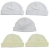 Bambini LS-0395 Boys Baby Cap - Blue White & Yellow - One Size - 5 per Pack view 1