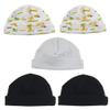 Bambini LS-0366 Boys Baby Cap - Blue Black & Prints - One Size - 5 per Pack view 1