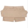 Izod Girls' School Uniform Pull-on Scooter Skirt with Undershorts, Knit Waistband & Functional Pockets, Wrinkle Resistant, Khaki, 12 Plus view 3