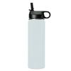 LaserGram Personalized Water Bottle, Tyrannosaurus Rex Dinosaur, Stainless Steel Double Wall Vacuum Insulated with Flip Top Straw, Custom Engraved Gift (20oz / 590ml Light Blue) view 2
