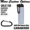 LaserGram Personalized Water Bottle, Tyrannosaurus Rex Dinosaur, Stainless Steel Double Wall Vacuum Insulated with Flip Top Straw, Custom Engraved Gift (20oz / 590ml Light Blue) view 4