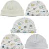 Bambini LS-0415 Boys Baby Cap - Blue Yellow & Print - One Size - 5 per Pack view 1