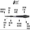 AEROJAV - USATF 450G Aero Javelin - Ghostjav by SPEARWERX (Corded Handle) view 2