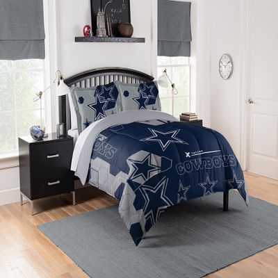 Northwest NFL Dallas Cowboys Unisex-Adult Comforter and Sham Set, Full/Queen, Hexagon