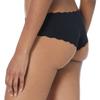Cosabella Women's Free Cut Scalloped Hotpant, Black, Extra Large view 2