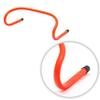 Trademark Innovations 6" Soccer Training Adjustable Agility Speed Hurdles (Set of 4, Orange) view 3