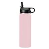 LaserGram Personalized Water Bottle, Bible Verse Philippians 4-13, Stainless Steel Double Wall Vacuum Insulated with Flip Top Straw, Custom Engraved Gift (20oz / 590ml Pink) view 2