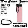 LaserGram Personalized Water Bottle, Bible Verse Philippians 4-13, Stainless Steel Double Wall Vacuum Insulated with Flip Top Straw, Custom Engraved Gift (20oz / 590ml Pink) view 4