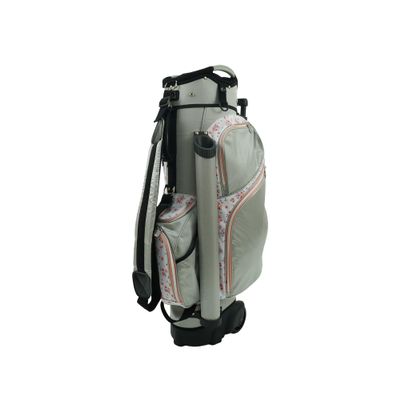 RJ Sports Carter 14 Way Divider Top Transport Golf Cart Bag with Wheels/Handle (Spring Pink)