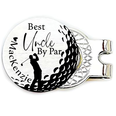 Best Uncle By Par Golf Ball Marker Personalized Golf Ball Marker Uncle Gift Idea For Father's Day Gift Idea For Birthday Niece From Nephew UNCLE-PALMER-GOLF