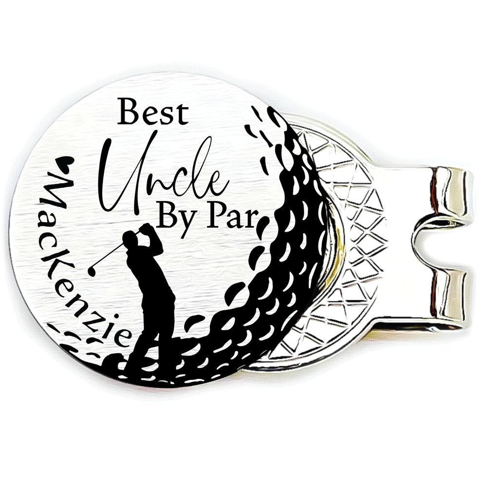 Best Uncle By Par Golf Ball Marker Personalized Golf Ball Marker Uncle Gift Idea For Father's Day Gift Idea For Birthday Niece From Nephew UNCLE-PALMER-GOLF
