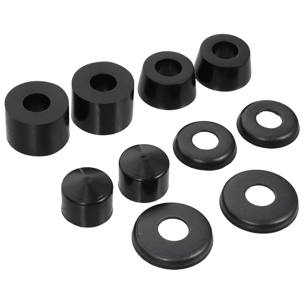 INOOMP 1set Shockproof Skateboard Bushings High-Elastic Pu for Smooth Performance and Wear-Resistant Truck Washers for Skateboard Enthusiasts