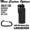 LaserGram Personalized Water Bottle, Gymnast Handstand, Stainless Steel Double Wall Vacuum Insulated with Flip Top Straw, Custom Engraved Gift (40oz / 1180ml Black) view 4