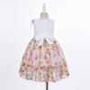 Cosplay Life Elegant Flower Dress for Girls Young Adults Fashion Bow Flower Waistline Kids Party Festival Ages 2-6 Years Old (Yellow, 2YRS) view 2