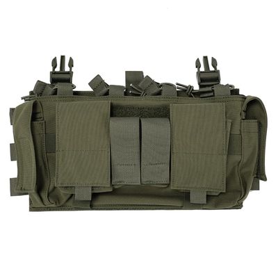 EMERSONGEAR Tactical Magazine Pouch,pouch Tactical Vest Chest Rig Bag with MF Style Gen IV Compatible Placards for Magazines