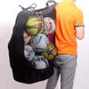 Likense Mesh Soccer Ball Bag, Extra Large Football Shoulder Bag Drastring Bag Net Ball Carrying Storage Sack for Football Basketball Volleyball, Can Hold 15 Balls view 3