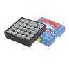 Hozee 50Pcs Pool Cue Tips, 9-13mm Pool Billiard Cue Stick Tips, Pool Cue Stick Tips Replacement Tips, Grade A Leather Billiard Pool Cue Tips for Pool Cues and Snooker, Pool Cues Supplies(11mm) view 1