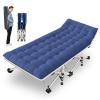 NESDCC Camping Cot with Mattress Comfortable and Sturdy Load up to 450LB Cots for Sleeping Camping Bed Folding Cot with Carry Bag for Home Office Outdoor Vacation view 1