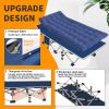 NESDCC Camping Cot with Mattress Comfortable and Sturdy Load up to 450LB Cots for Sleeping Camping Bed Folding Cot with Carry Bag for Home Office Outdoor Vacation view 2