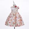 Cosplay Life Elegant Flower Dress for Girls Young Adults Fashion Bow Flower Waistline Kids Party Festival Ages 2-6 Years Old (Champagne, 4YRS) view 3
