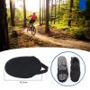Create idea 1 Pair of Riding Half Palm Shoe Covers Shoe Toe Windproof Thermal Outdoor Cycle Overshoes Protector for Mountain Road Cycling Shoes Black view 3