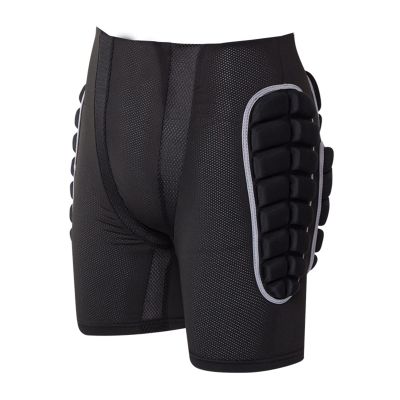 Q-FFL Ski Hip Pants, Breathable 3D Padded Shorts, Tailbone Hip Butt Pad for Skiing Skating Snowboard (Size : 2XL)