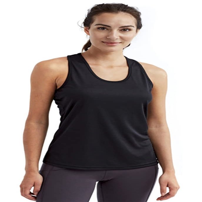 TriDri Ladies' Yoga Knot Tank XS Black