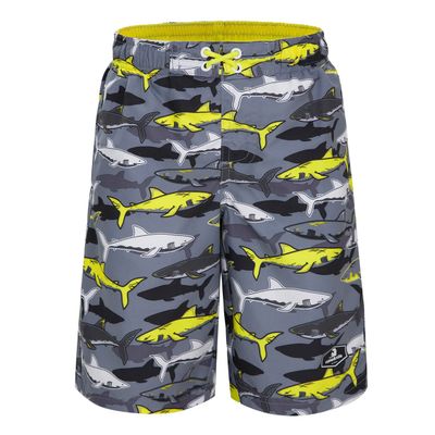 Rokka&Rolla Boys' Swim Trunks UPF 50+ Quick Dry Bathing Suit Swimwear Beach Shorts with Mesh Lining