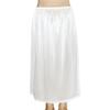 Brinkina Women's Lace Slip Skirt Ankle Length Maxi Underskirts Lace Trim Plus Size Half Slips for Long Dresses(L, 103White) view 1