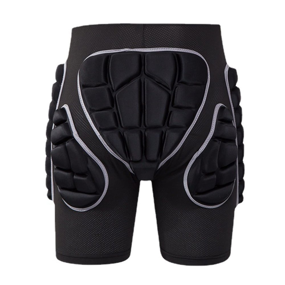 Q-FFL Extreme Sport Tailbone Hip Butt Pad, 3D Padded Shorts, Skating Impact Pad, Breathable Protective Gear for Skateboarding (Size : 2XL)