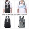 G4Free Mini 10L Hiking Daypack Small Hiking Backpack Cycling Compact Shoulder Backpack Outdoor for Men Women(Black) view 3