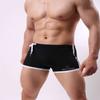 XIAYANG Trendy Underwear Men's Bikini Swim Trunks Shorts Beach Briefs Rope Belt Shorts (Men, Medium, P10 White) view 3