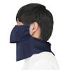 YAKeNU UV CUT MASK UV Sun Protection Mask for Face & Neck, Yake-nu SO-Cool (519W Navy Wide) view 2