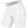 Youper Youth Girls Classic Compression Softball Sliding Shorts, Padded Softball Sliders (White/Grey, Medium) view 1