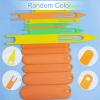 SUPERFINDINGS Fishing Netting Needle Repair Kits Including 1pc Sharp Steel Scissors 9 Sizes Plastic Fishing Net Shuttle and 6 Sizes Plastic Mending Fishing Net Tools view 2