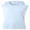 A4 Men's Cooling Performance Sleeveless Hooded T-Shirt, Pastel Blue, Large view 1