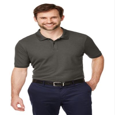 Devon & Jones Men's New Classics Performance Polo Shirt, Graphite, Small